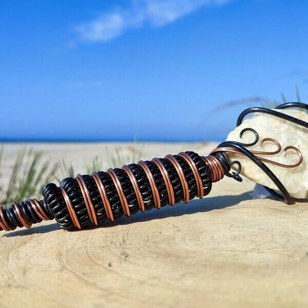 Różdżka z kryształem górskim